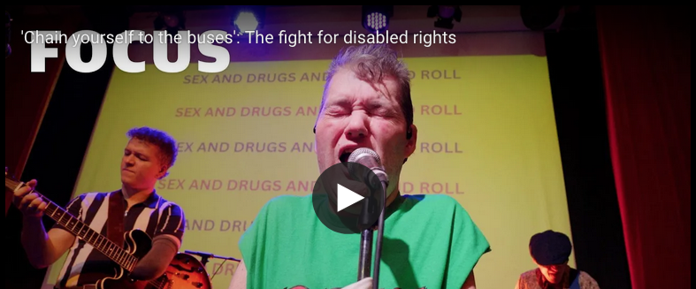 John Kelly’s talks and sings about the war on disabled people and his fight for an independent life